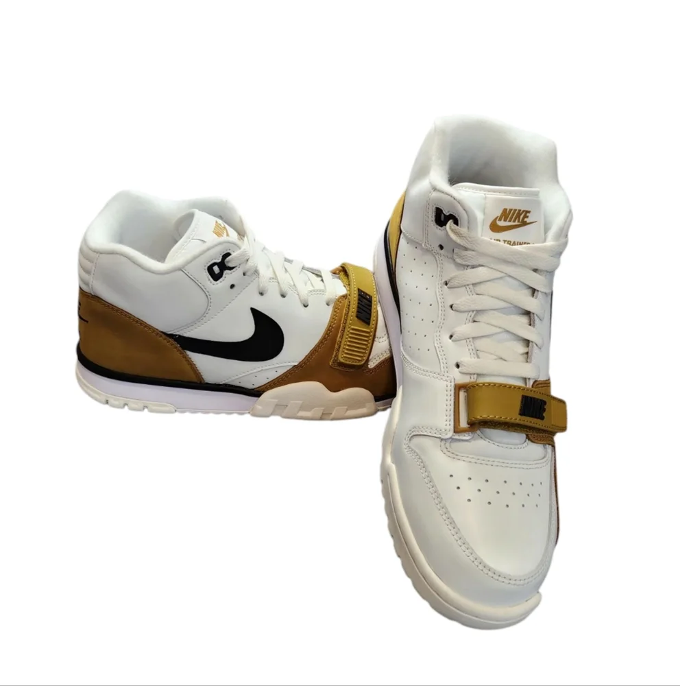 NEW Men's Nike Air‎ Trainer 1 White Wheat
